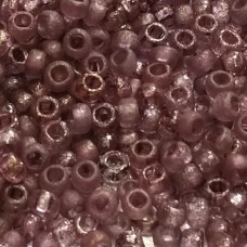 8/o Etched Seed Bead Crystal Etched Lila Vega Luster